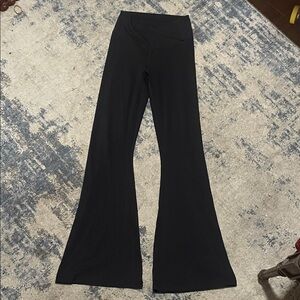 Aerie Black Flared Leggings